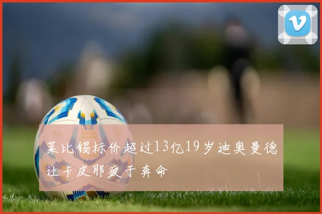 莱比锡标价超过13亿19岁迪奥曼德让卡皮耶疲于奔命